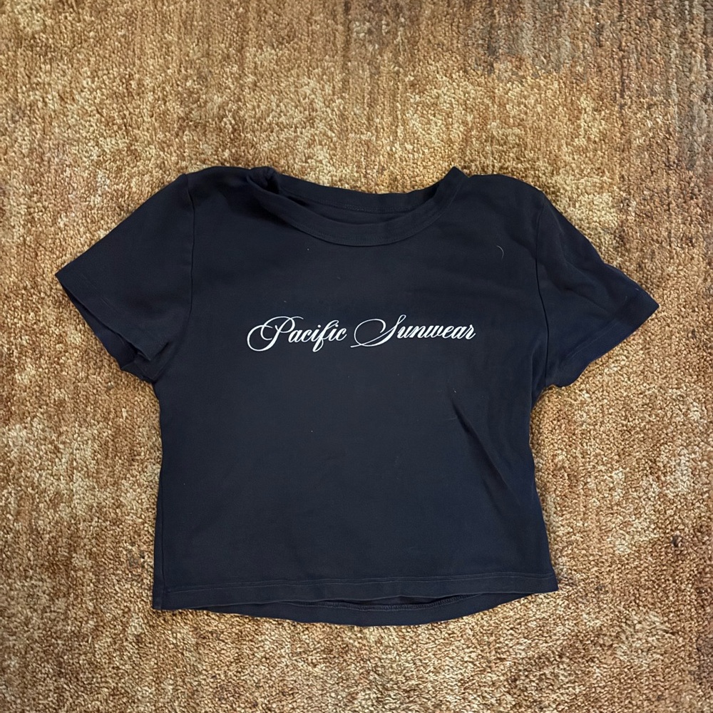 Pacsun Baby Tee in Navy